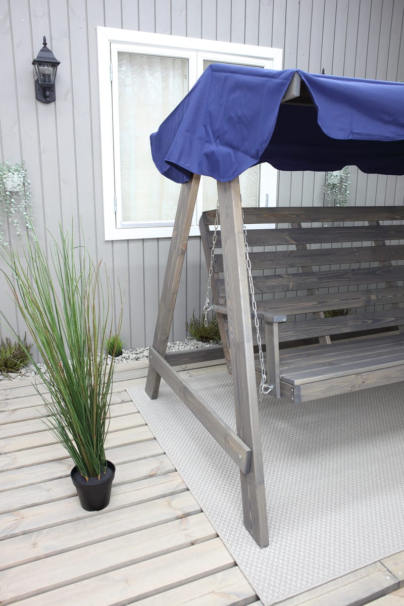 Hängmatta Pelle gunga utan tak Utomhus - Grå - Utemöbler - Utesoffa - Hammock