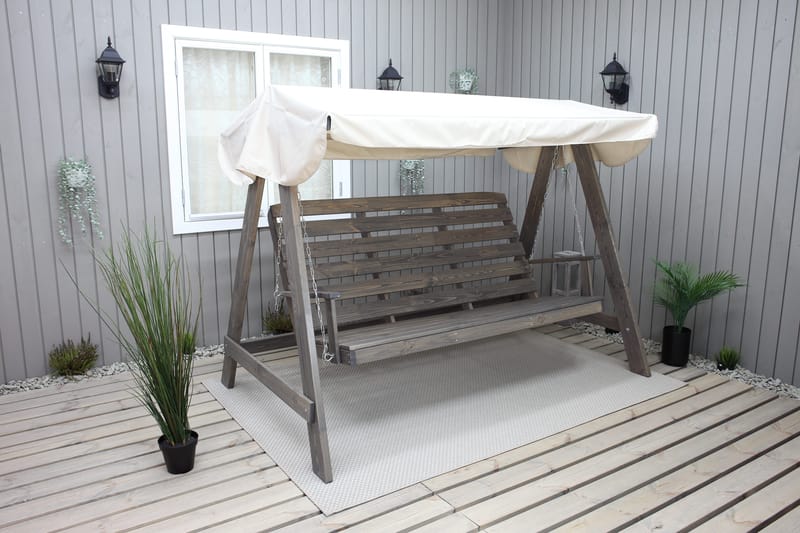 Hängmatta Pelle gunga utan tak Utomhus - Grå - Utemöbler - Utesoffa - Hammock