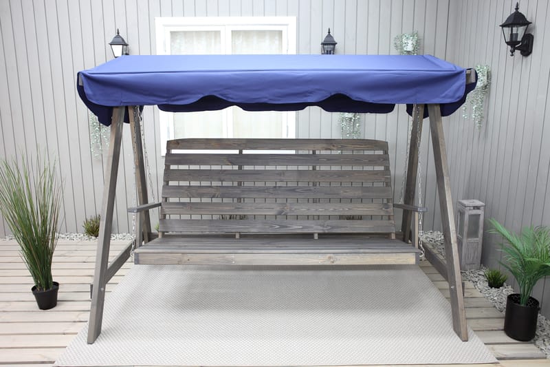 Hängmatta Pelle gunga utan tak Utomhus - Grå - Utemöbler - Utesoffa - Hammock