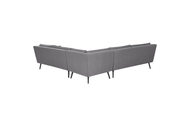 Hörnsoffa Loretello Grå - Grå - Utemöbler - Utesoffa - Trädgårdssoffa
