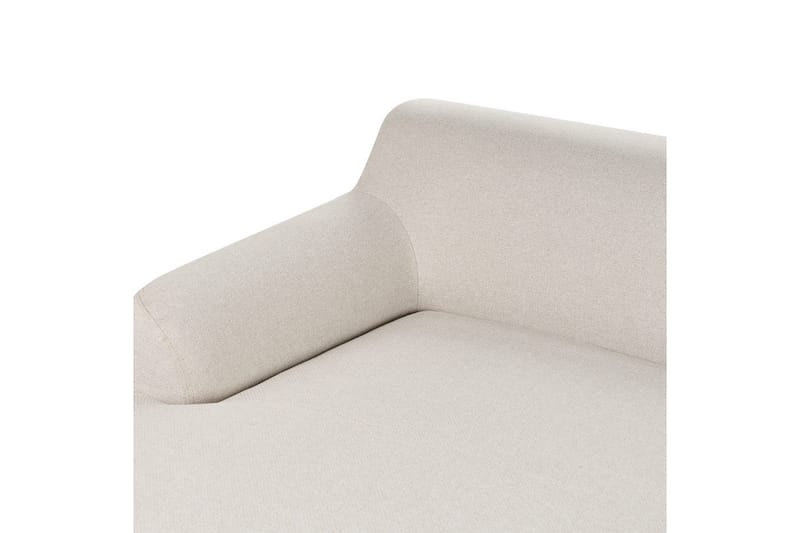 Hörnsoffa Sosjo Beige, ljust trä, Högervänd - Beige, ljust trä, Högervänd - Utemöbler - Utesoffa - Trädgårdssoffa
