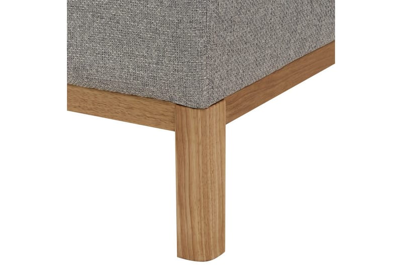 Hörnsoffa Sosjo Grå, ljust trä, Högervänd - Grå, ljust trä, Högervänd - Utemöbler - Utesoffa - Trädgårdssoffa