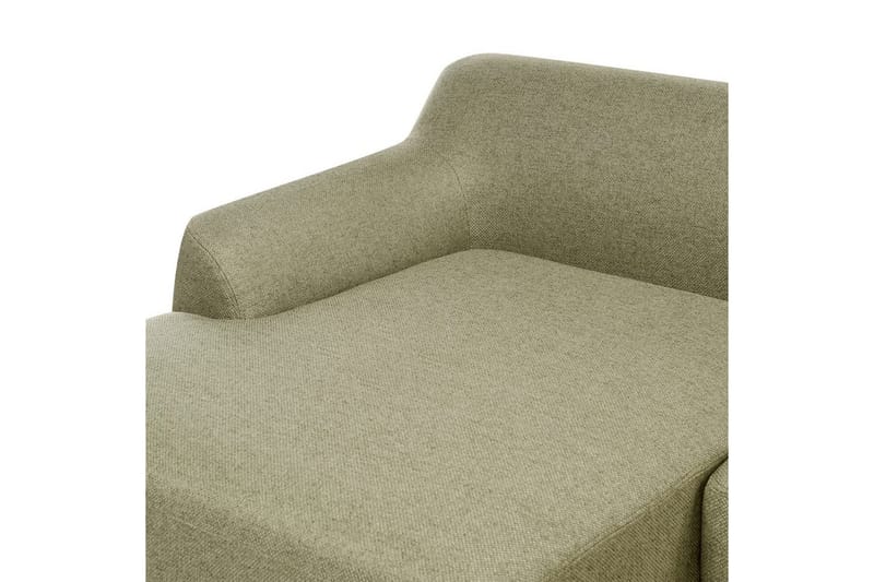 Hörnsoffa Sosjo Grönt, ljust trä, Högervänd - Grönt, ljust tr ä, Högervänd - Utemöbler - Utesoffa - Trädgårdssoffa