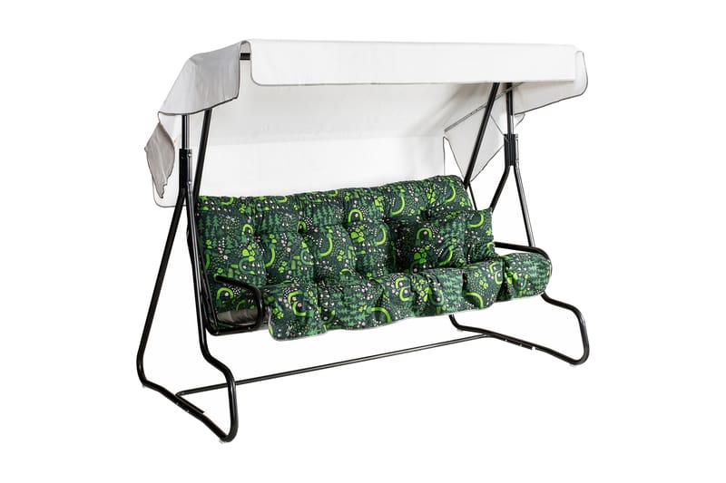 De Grande 3- pers. hammock, 87B - Grå/Grön - Utemöbler - Utesoffa - Hammock