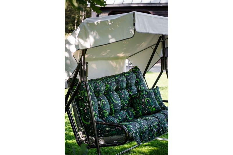 De Grande 3- pers. hammock, 87B - Grå/Grön - Utemöbler - Utesoffa - Hammock