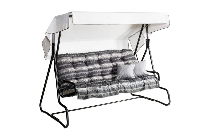 De Grande 3- pers. hammock, 83B - Grå/Grå - Utemöbler - Utesoffa - Hammock