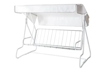 De Luxe 3- pers. hammock, 84B - Vit/Rosa - Utemöbler - Utesoffa - Hammock