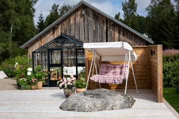 Duo 2- pers. hammock, 84B - Vit/Rosa - Utemöbler - Utesoffa - Hammock
