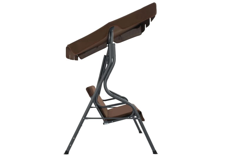 Hammock kaffebrun 170x110x153 cm - Brun - Utemöbler - Utesoffa - Hammock