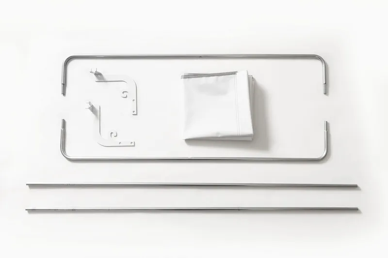 Takrör och tak till Retro hammock - Vit - Utemöbler - Utesoffa - Hammock - Hammocktak