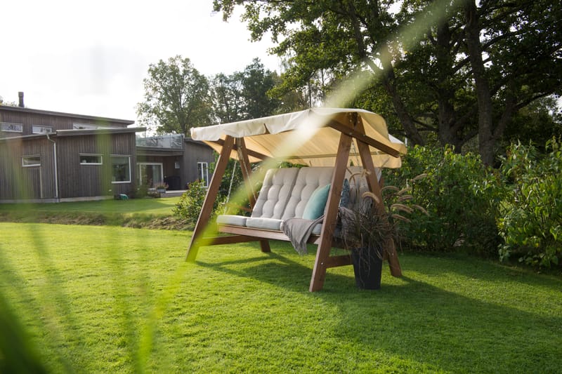 Hillerstorp Dalom Hammocktak Slöinge - Beige - Utemöbler - Utesoffa - Hammock - Hammocktak