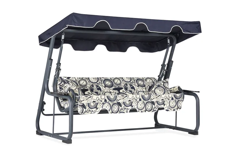 Junceus 3-sits Hammock med Tak - Flerfärgad - Utemöbler - Utesoffa - Hammock