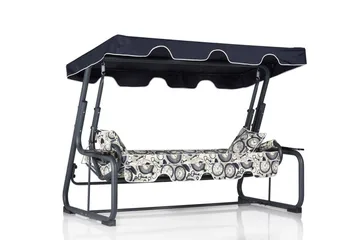 Junceus 3-sits Hammock med Tak - Flerfärgad - Utemöbler - Utesoffa - Hammock