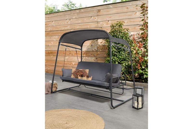 Hammock Marsciano - Mörkgrå - Utemöbler - Utesoffa - Hammock