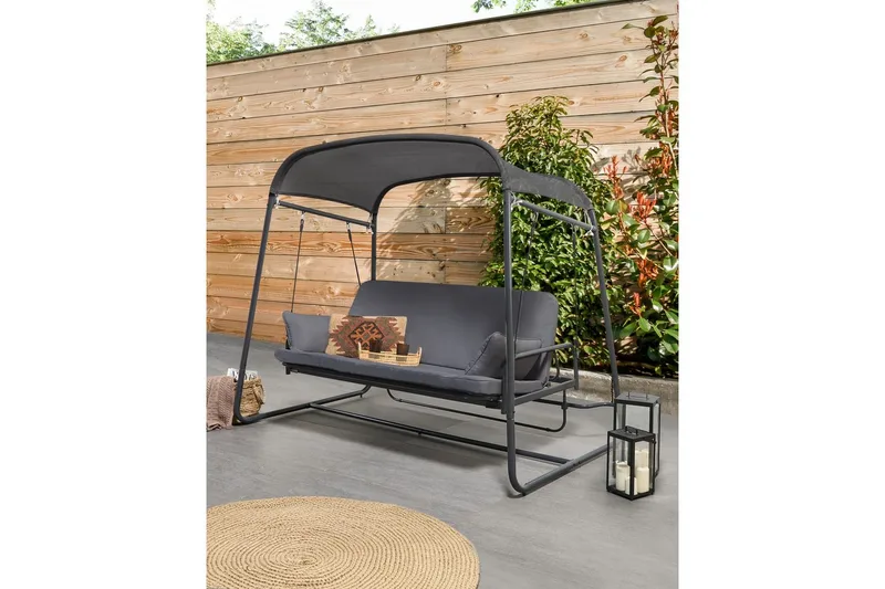 Hammock Marsciano - Mörkgrå - Utemöbler - Utesoffa - Hammock