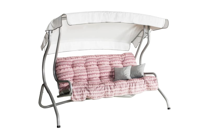 Monica 3- pers. hammock, 84B, Grå/Rosa