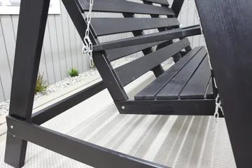 Pelle Hammock utan Tak - Mörkbrun - Utemöbler - Utesoffa - Hammock