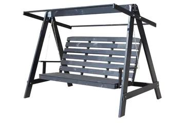 Pelle Hammock utan Tak - Mörkbrun - Utemöbler - Utesoffa - Hammock