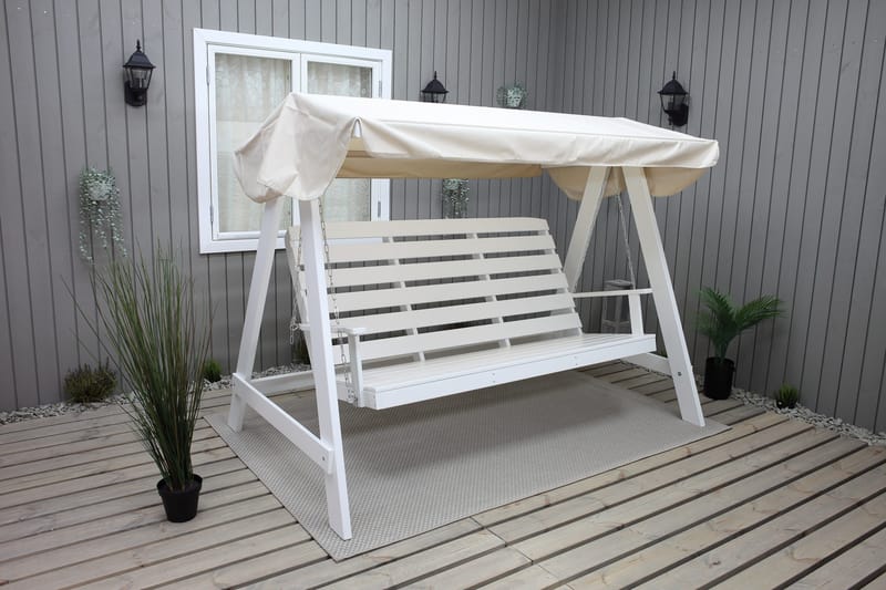 Pelle Hammock Vit/Svart - KWA - Utemöbler - Utesoffa - Hammock