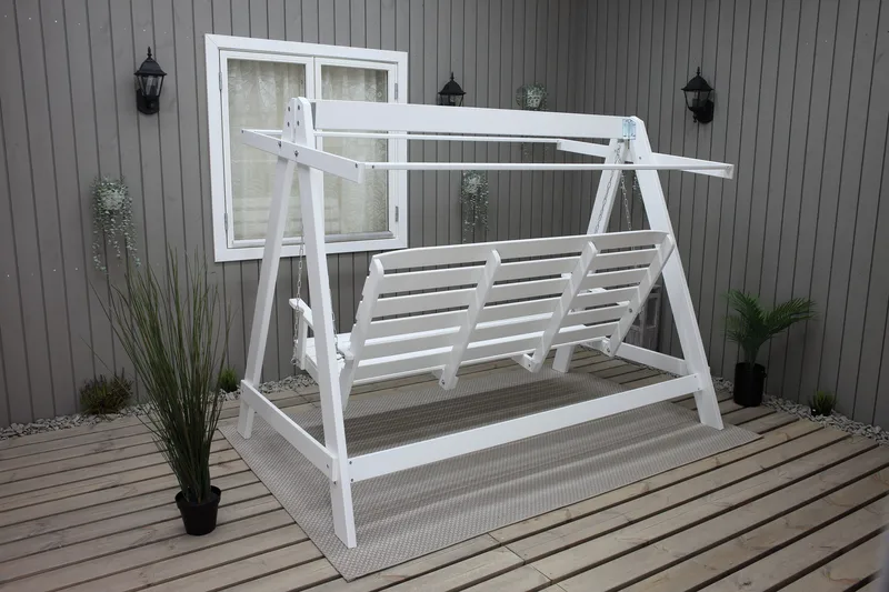 Pelle Hammock Vit/Svart - KWA - Utemöbler - Utesoffa - Hammock