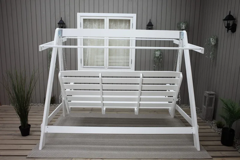 Pelle Hammock Vit/Svart - KWA - Utemöbler - Utesoffa - Hammock