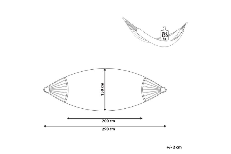 Hammock Rocca - Grå - Utemöbler - Utesoffa - Hängmatta