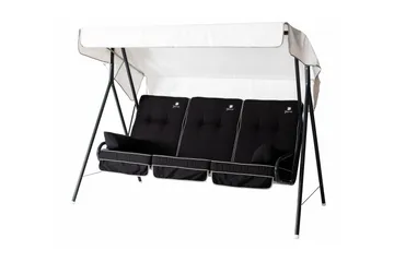Suvi 71B-1 3-sits Hammock Grå/Svart - Varax - Utemöbler - Utesoffa - Hammock