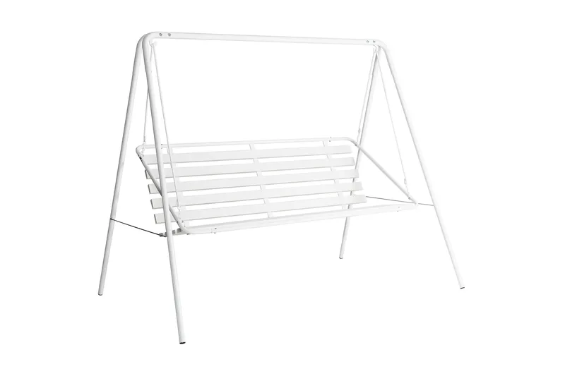 Suvisaari 3-sits Trädgårdsgunga Vit - Varax - Utemöbler - Utesoffa - Hammock