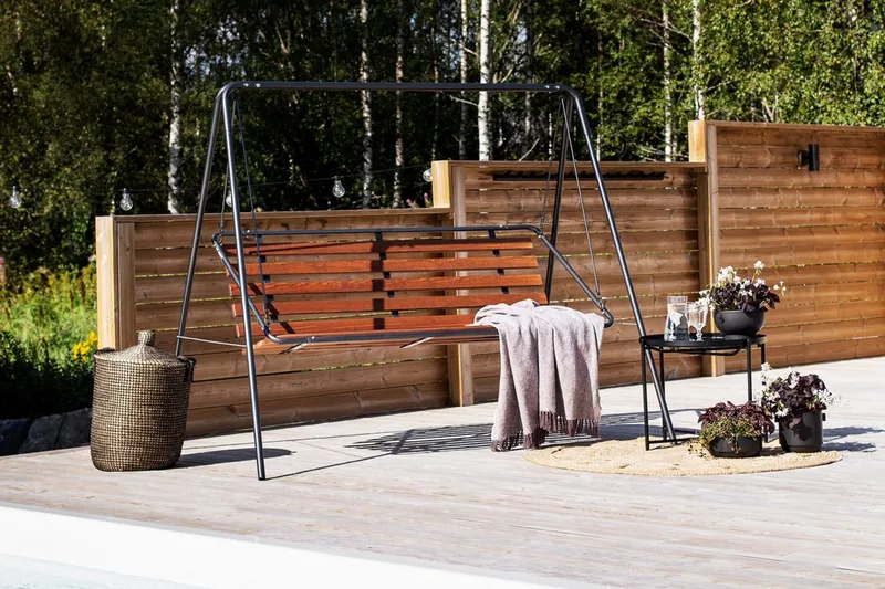 Suvisaari 3- pers. trädgårdsgunga, cappuccino, undefined
