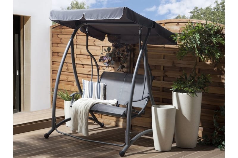 Tesero Hängsoffa 146 cm - Grå - Utemöbler - Utesoffa - Hammock