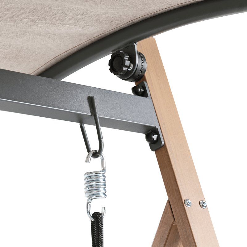 Hammock utomhus Bonagia Stål - Beige/Grå/Brun - Utemöbler - Utesoffa - Hammock