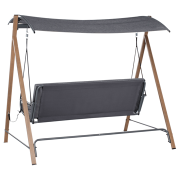 Hammock utomhus Bonagia Stål - Grå/Brun - Utemöbler - Utesoffa - Hammock