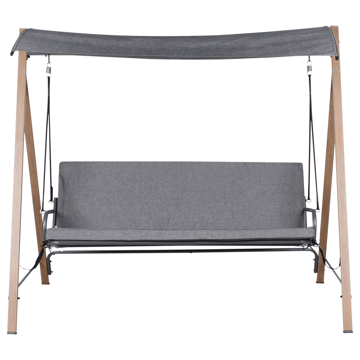 Hammock utomhus Bonagia Stål - Grå/Brun - Utemöbler - Utesoffa - Hammock
