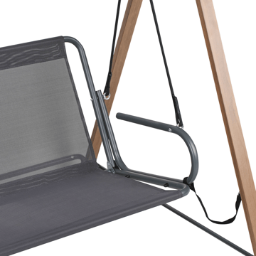 Hammock utomhus Bonagia Stål - Grå/Brun - Utemöbler - Utesoffa - Hammock