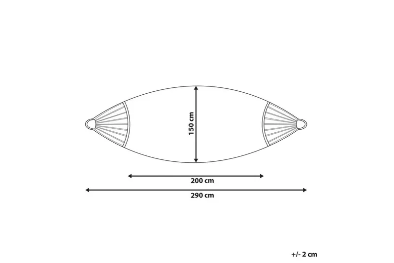 Hammock Vercelli - Utemöbler - Utesoffa - Hängmatta