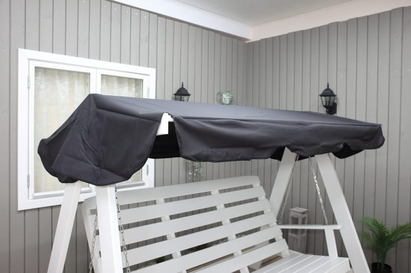 Hammock vit med svart tak - vit med svart tak - Utemöbler - Utesoffa - Hammock