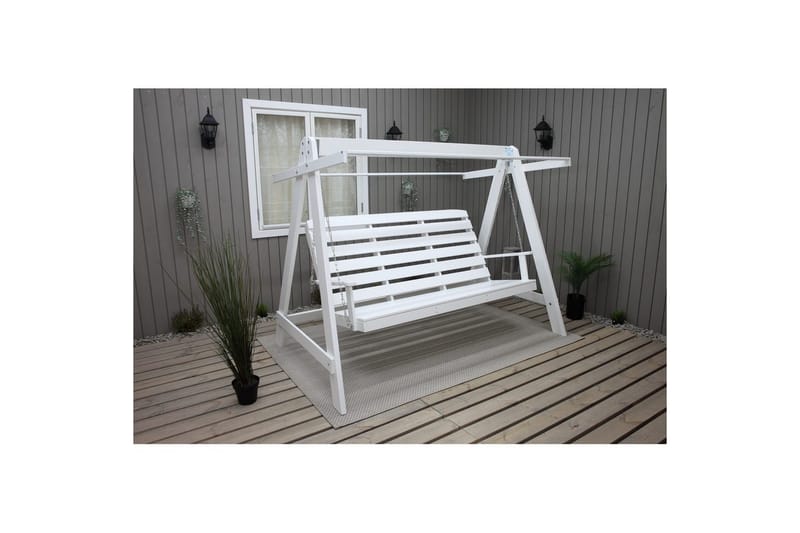 Hammock Pelle utan Tak - Vit - Utemöbler - Utesoffa - Hammock