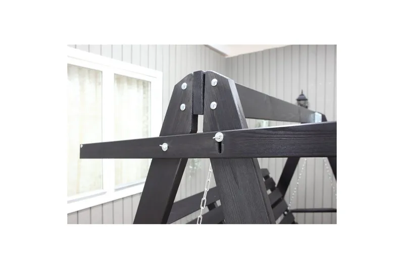 Hammock Pelle med Tak - Svart & Svart - Utemöbler - Utesoffa - Hängsoffa