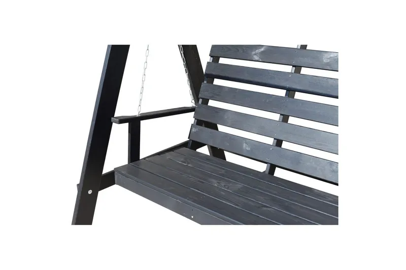 Hammock Pelle med Tak - Svart & Svart - Utemöbler - Utesoffa - Hängsoffa