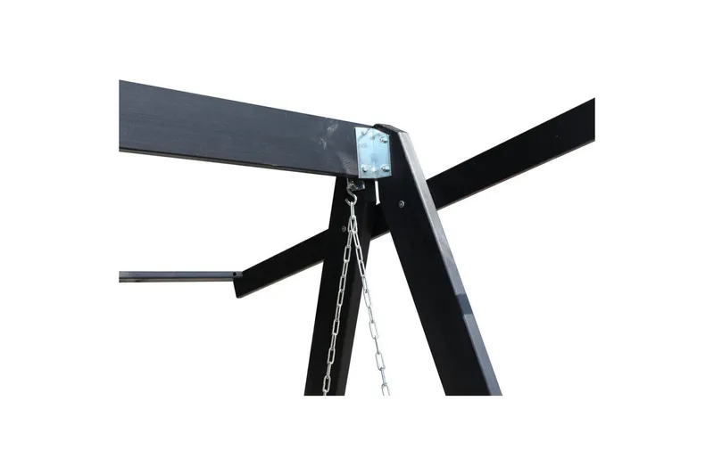 Hammock Pelle med Tak - Svart & Svart - Utemöbler - Utesoffa - Hängsoffa