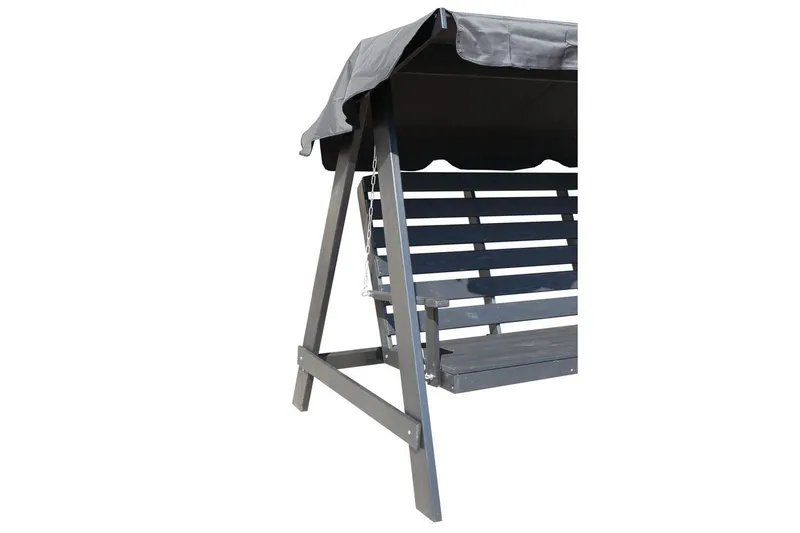 Hammock Pelle med Tak - Svart & Svart - Utemöbler - Utesoffa - Hängsoffa