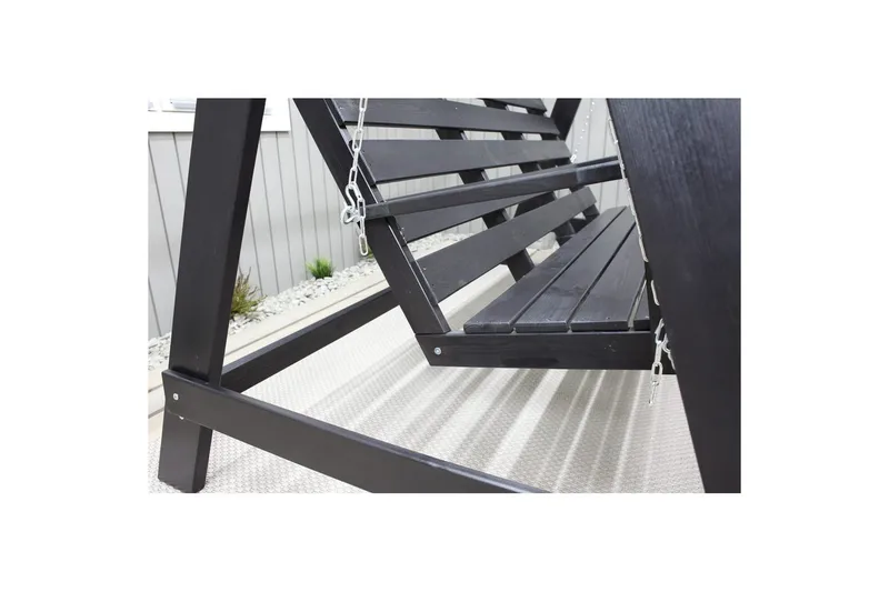 Hammock Pelle med Tak - Svart & Svart - Utemöbler - Utesoffa - Hängsoffa