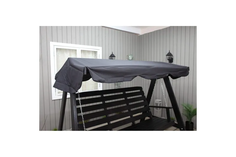 Hammock Pelle med Tak - Svart & Svart - Utemöbler - Utesoffa - Hängsoffa