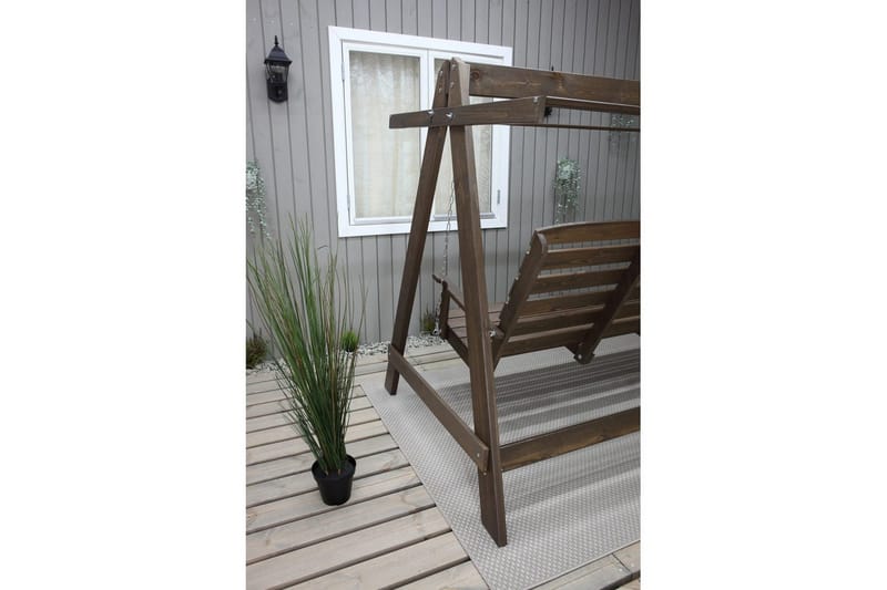 Hammock Pelle med Tak - Brun & Beige - Utemöbler - Utesoffa - Hängsoffa