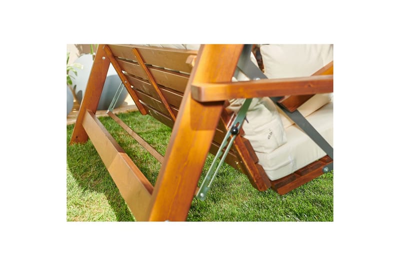 Hazim Hängsoffa Utomhus 3-sits - Natur/Beige - Utemöbler - Utesoffa - Hängsoffa