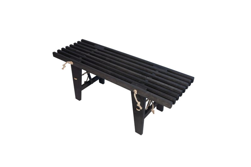 Hillerstorp Ecobench Bänk Utomhus 120 cm Al Svart Oljad, Al Svart Oljad