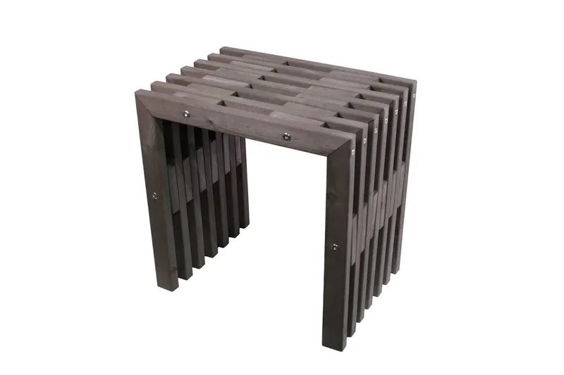 Hillerstorp EcoFurn Bänk Utomhus 45 cm Furu grå oljad - Furu grå oljad - Utemöbler - Utesoffa - Trädgårdsbänk & utebänk