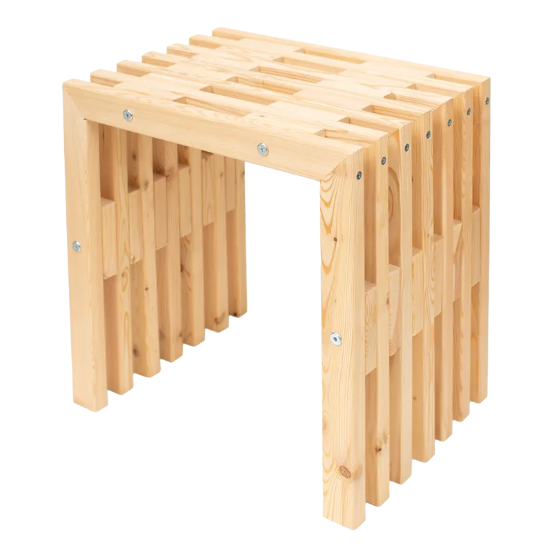 Hillerstorp EcoFurn Bänk Utomhus 45 cm Lärk, Lärk