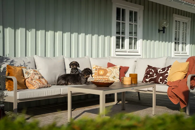 Hillerstorp Hånger Soffa - Sand - Utemöbler - Utesoffa - Trädgårdssoffa