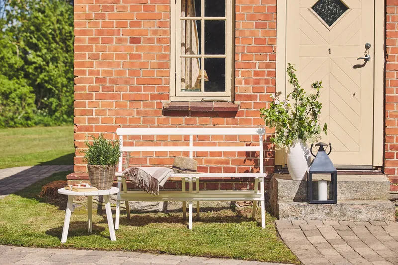 Hillerstorp Torpet Utesoffa 2-sits Vit - Vit - Utemöbler - Utesoffa